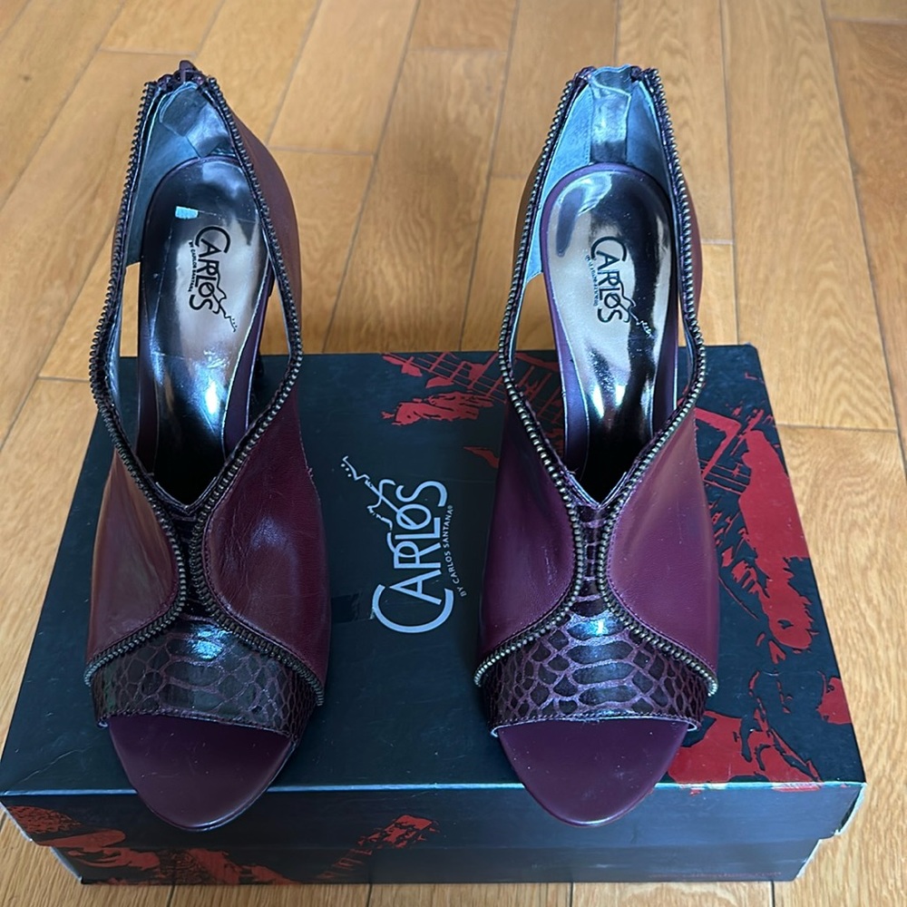Carlos by Carlos Santana passion, wine heels.